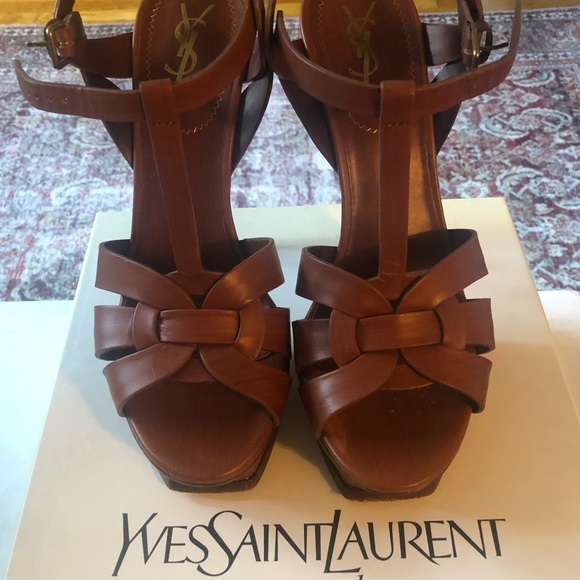 Saint Laurent Tribute Sandals - Picture 3 of 16